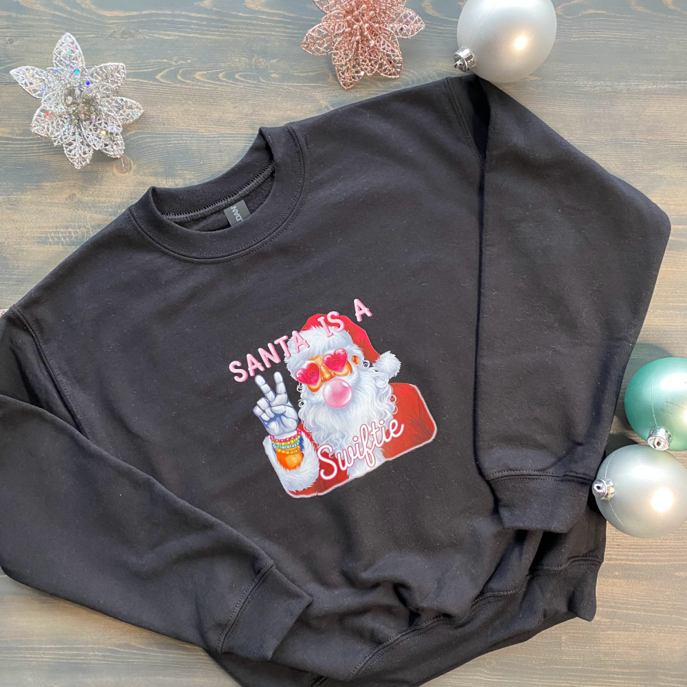 Santa Is A Swiftie Kids Tees + Crewnecks