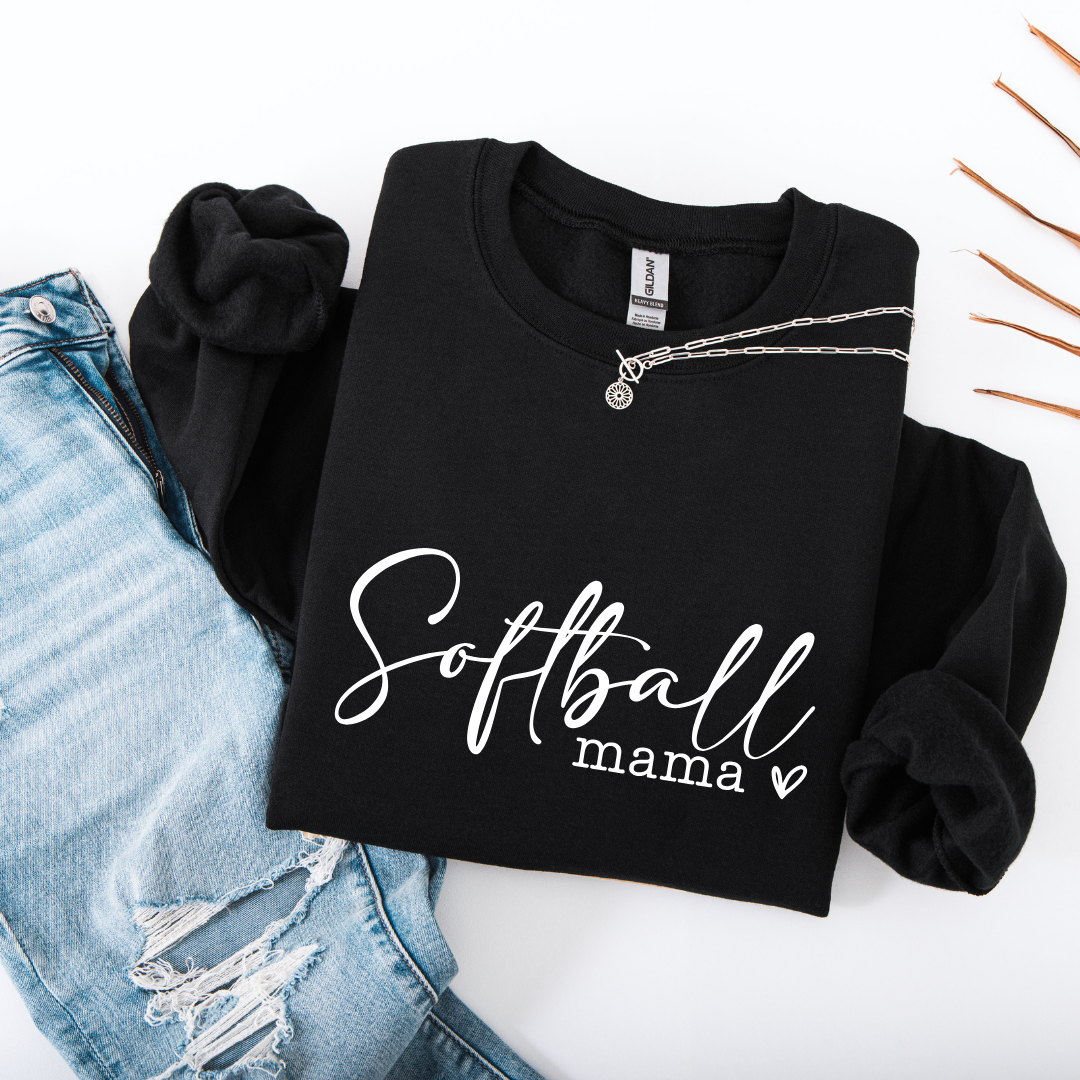 Softball Mama Tees/Crewnecks/Hoodies