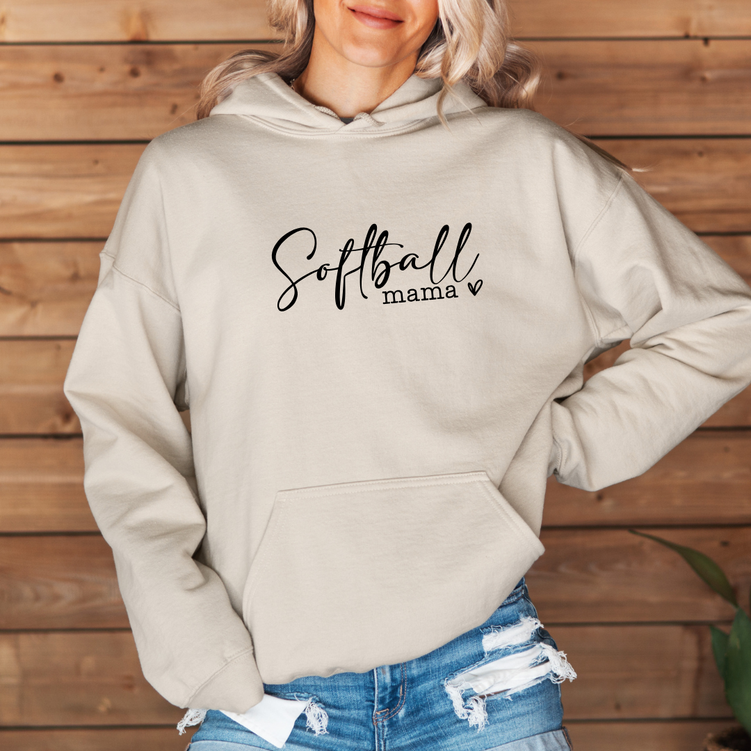 Softball Mama Tees/Crewnecks/Hoodies