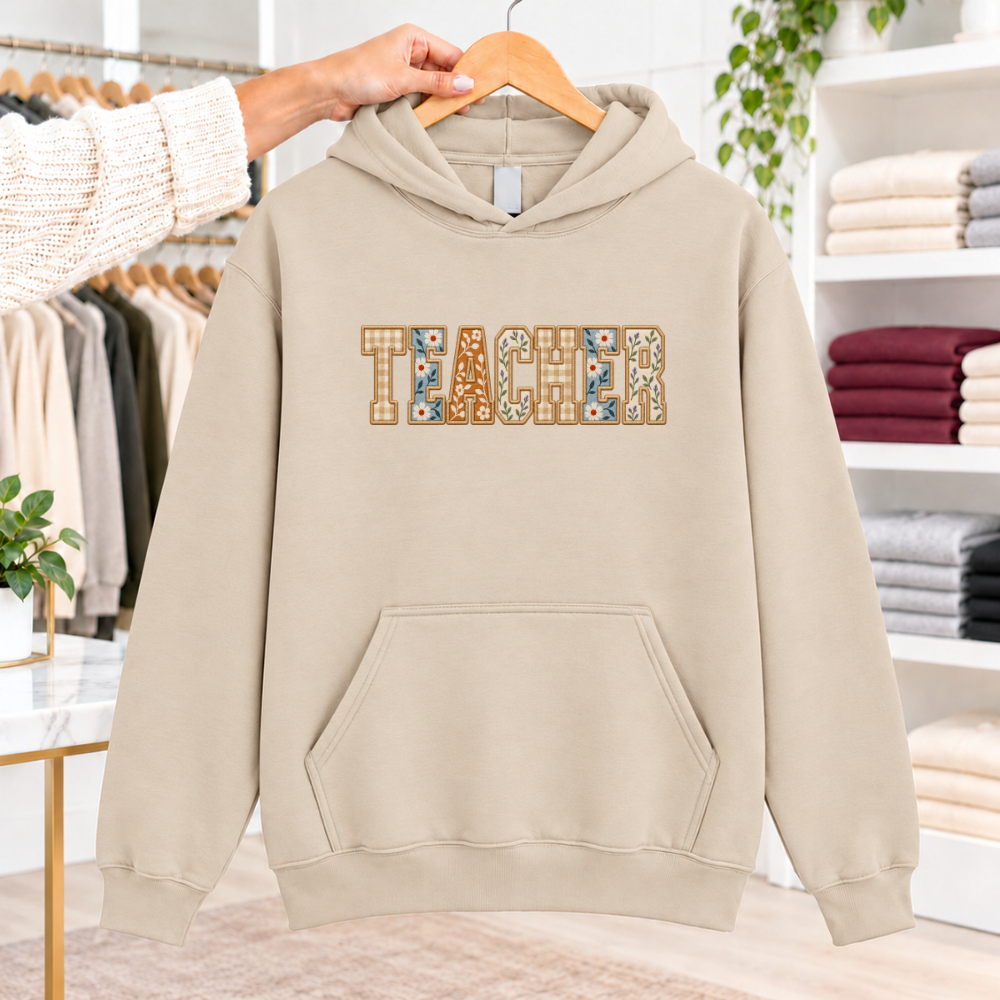 TEACHER Faux Patchwork