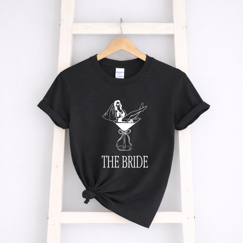 Sippin Pretty For The Bride Tees