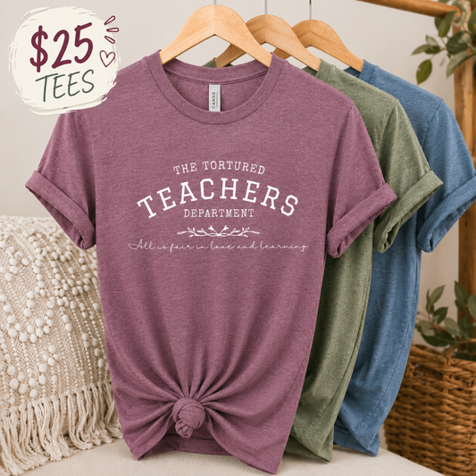 The Tortured Teachers Department Tees/Crewnecks