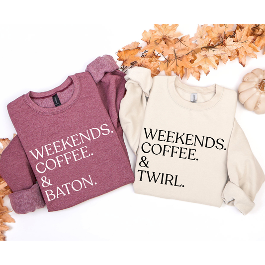 Weekends Coffee Tees/Crewnecks/Hoodies