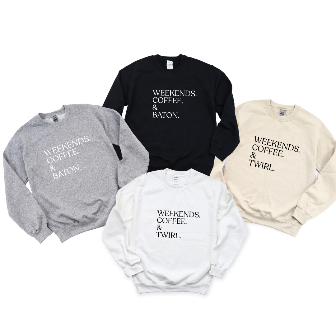 Weekends Coffee Tees/Crewnecks/Hoodies