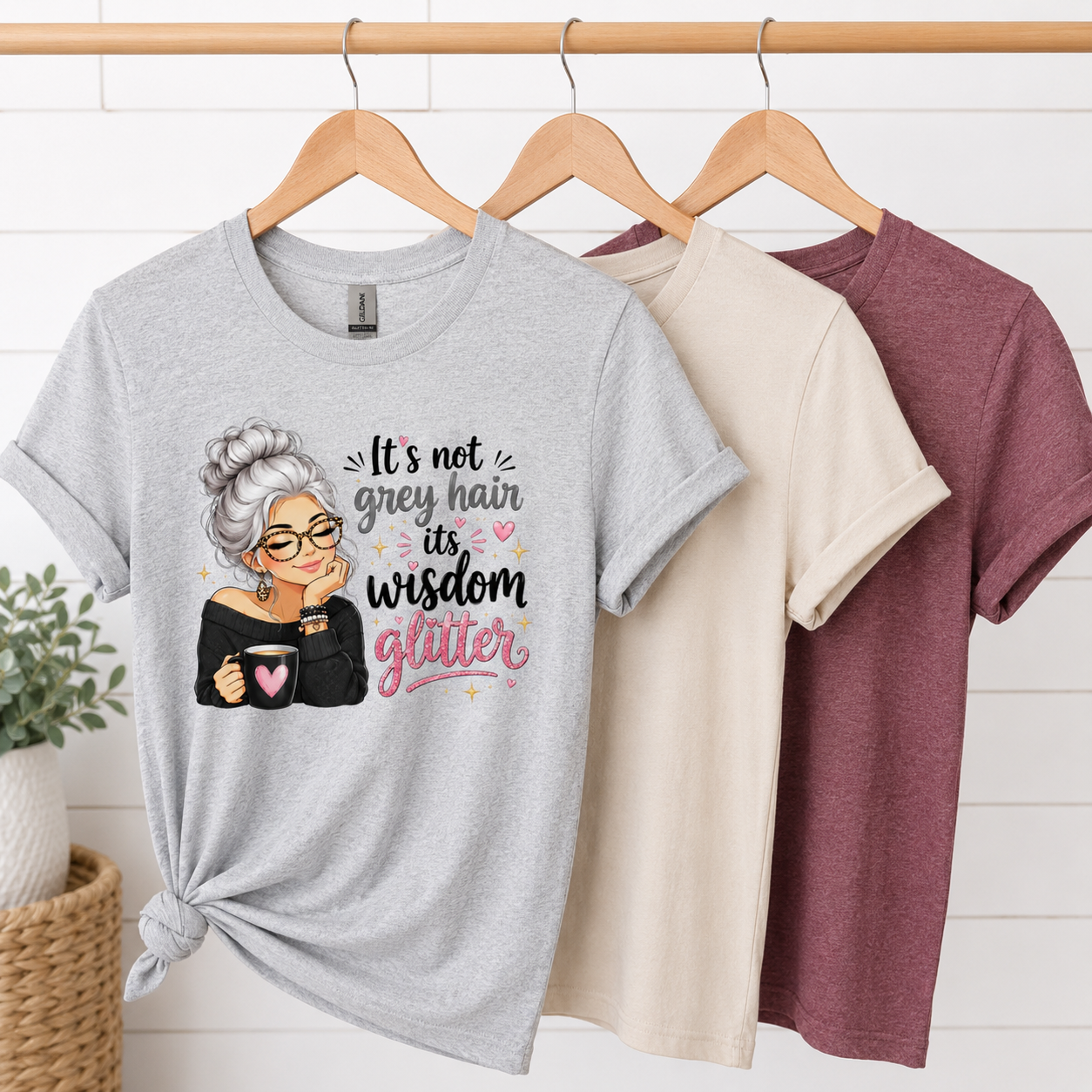 Wisdom Glitter Tees/Crewnecks/Hoodies