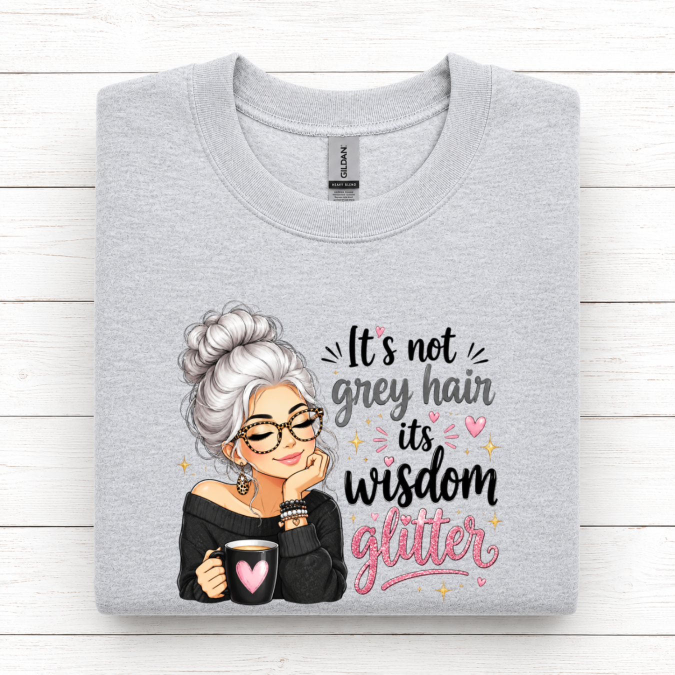 Wisdom Glitter Tees/Crewnecks/Hoodies